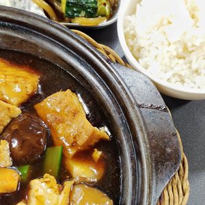 Tofu & mushroom #Veganuary at My Meat Run Laboratory in Kowloon