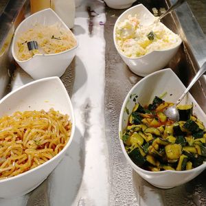 The salad bar #Veganuary at My Meat Run Laboratory in Kowloon