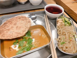 Vegan lamb curry at My Meat Run Laboratory in Kowloon