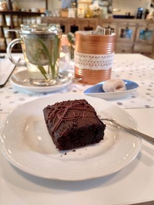 Brownie at Café Herzstück in Bad Oeynhausen