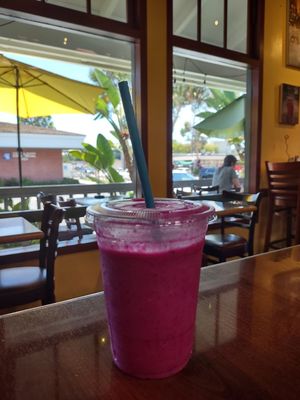 Smoothie at Lotus Cafe and Juice Bar in Encinitas