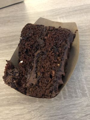 Chocolate cake at It's a Trap in Dublin