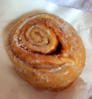 vegan cinnamon at It's a Trap in Dublin