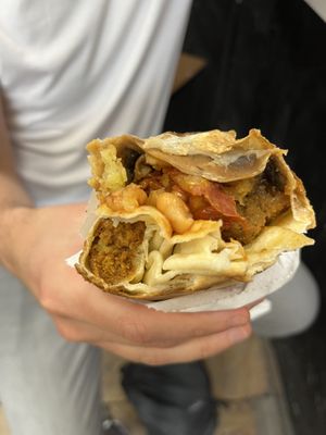 All day breakfast wrap  at It's a Trap in Dublin