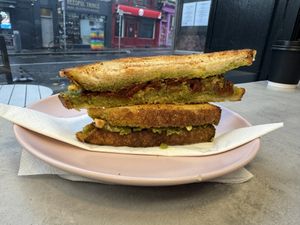 Think this was sundried tomato and pesto  at It's a Trap in Dublin