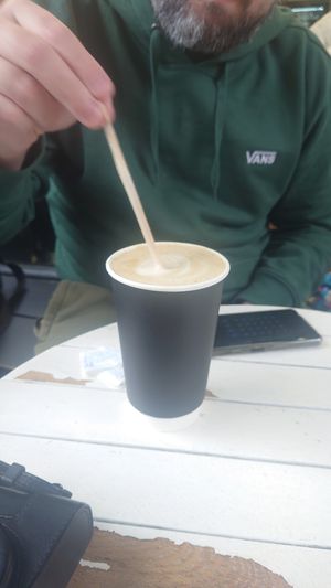 Cappuccino at It's a Trap in Dublin