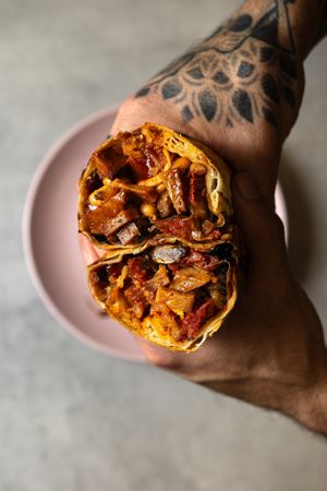 all day breakfast wrap at It's a Trap in Dublin