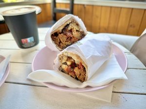 Breakfast wrap  at It's a Trap in Dublin