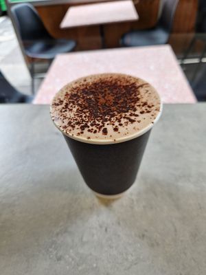 Hot chocolate at It's a Trap in Dublin