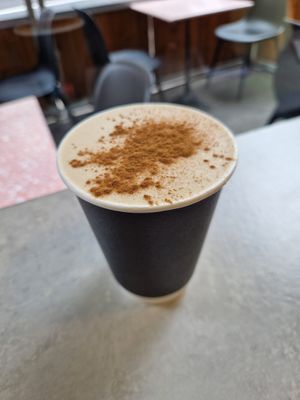 Chai latte at It's a Trap in Dublin