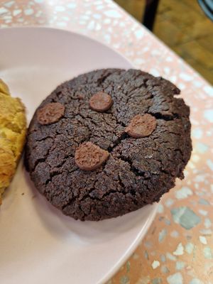 Chocolate cookie at It's a Trap in Dublin