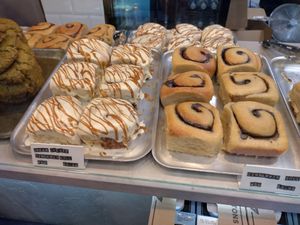Cinnamon rolls at It's a Trap in Dublin