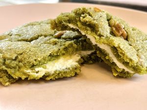 Mallow matcha pistachio cookie   at It's a Trap in Dublin
