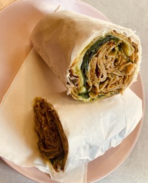 Seitan wrap   at It's a Trap in Dublin