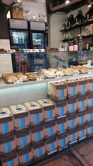 All the cinnamon roll at It's a Trap in Dublin