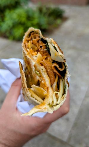 Korean BBQ wrap at It's a Trap in Dublin