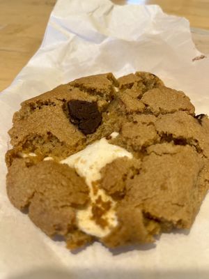 Marshmallow cookie I took home   at It's a Trap in Dublin