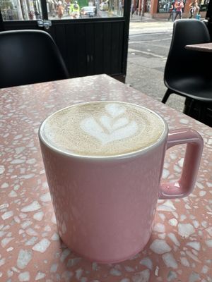 Flat white  at It's a Trap in Dublin