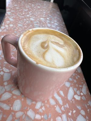 Flat white  at It's a Trap in Dublin