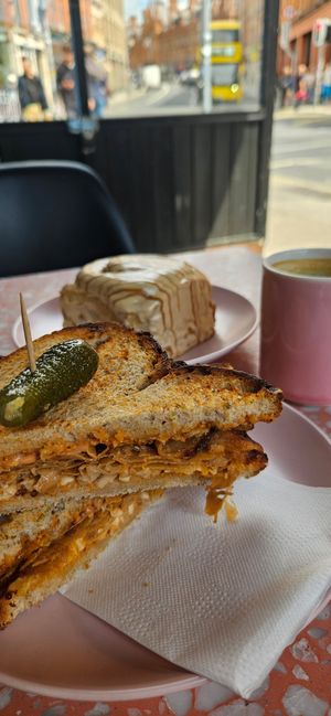 Ruben toastie at It's a Trap in Dublin