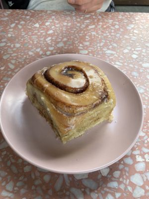 Cinnamon roll  at It's a Trap in Dublin