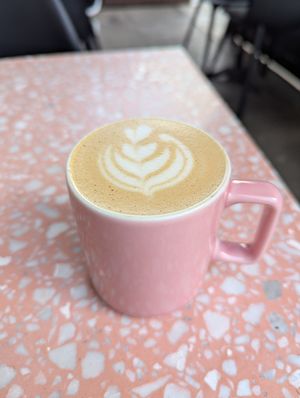 Oat Flat White at It's a Trap in Dublin