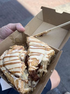 Cinnamon roll  at It's a Trap in Dublin