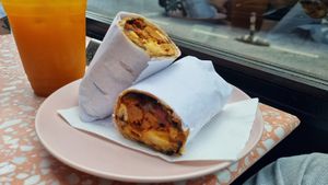 "All-day-breakfast" (10,99€) at It's a Trap in Dublin