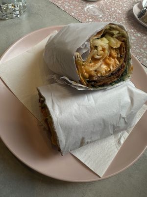 Korean bbq wrap  at It's a Trap in Dublin