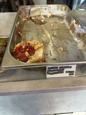 Strawberry and Salted caramel cheese cake cinnamon rolls  at It's a Trap in Dublin