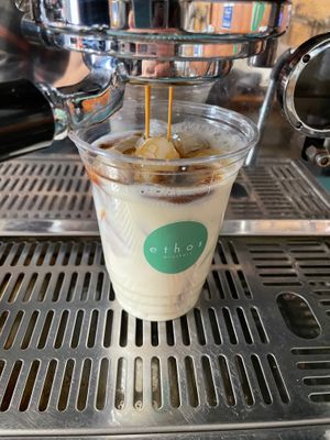 Ice Latte at Ethos Brothers in Brentwood