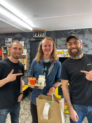 The Ethos Brothers Founders Nick & Das, with the Vivolife Co-Founder Josh at Ethos Brothers in Brentwood