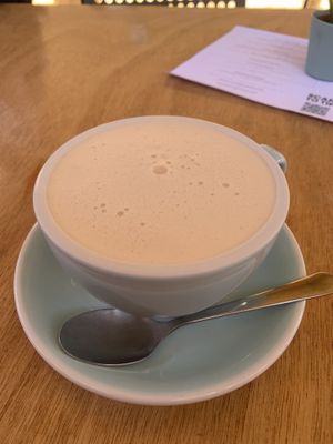 Chai latte at Ethos Brothers in Brentwood