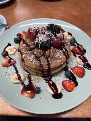 Pancakes 😋 at Ethos Brothers in Brentwood