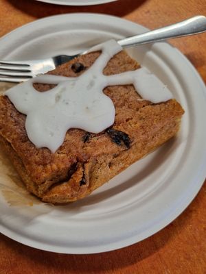 Carrot cake at Ethos Brothers in Brentwood