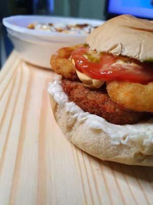 Hamburguer at Public House Veg in Belo Horizonte