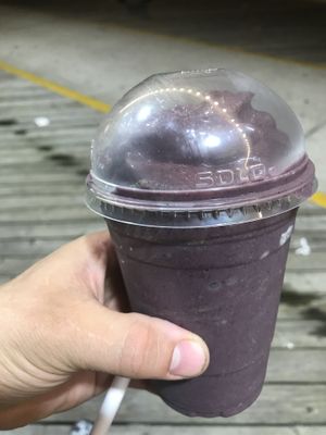 An all-fruit non-dairy smoothie! at Stuey's Juice Bar & Bistro in Wildwood