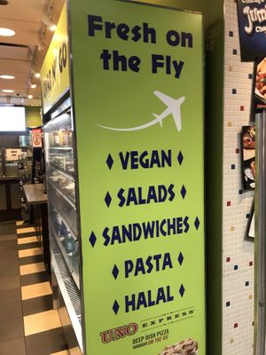 *vegan* at ORD - Gold Coast Dogs in Chicago