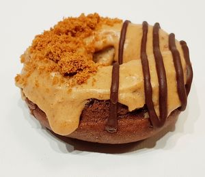Biscoff donut, enough said at The Naked Vegan in Cardiff