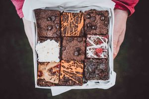Brownies for all occasions at The Naked Vegan in Cardiff