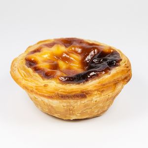 Our take on the Portuguese Tart at The Naked Vegan in Cardiff