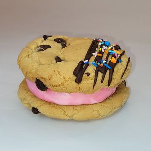 Chocolate chip doozie at The Naked Vegan in Cardiff