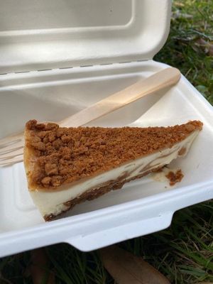 Biscoff Cheesecake at The Naked Vegan in Cardiff