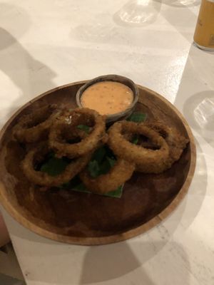 Golden rings  at Ombak Zero Waste Cafe in Lembongan