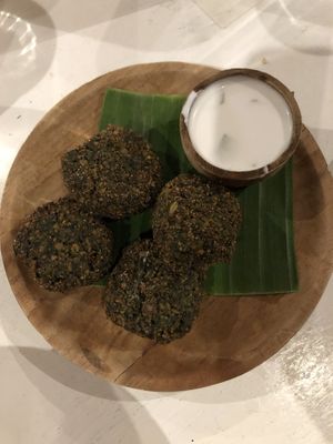 Falafel & tzatziki  at Ombak Zero Waste Cafe in Lembongan
