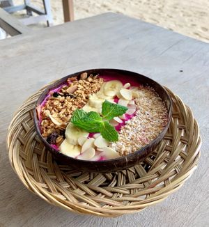 Laceration smoothie bowl  at Ombak Zero Waste Cafe in Lembongan