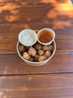 Popcorn Tofu  at Ours in Caloundra