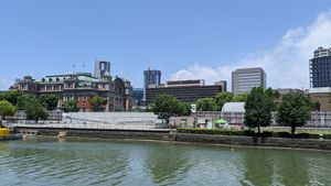 テラスの景色 at Optimus Cafe in Osaka