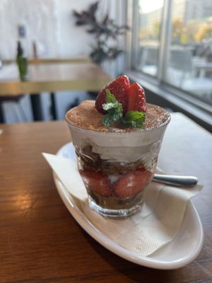 Tiramisu  at Optimus Cafe in Osaka