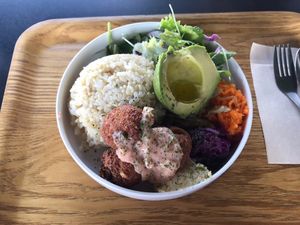 The Buddha Bowl  at Optimus Cafe in Osaka